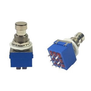 Chave Pedal Guitarra ON-ON 9P PBS-24-302P-A2 C/ Trava