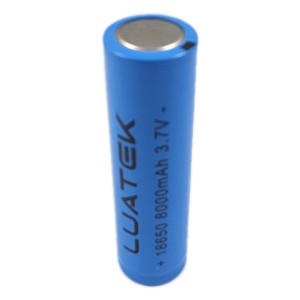 Bateria 18650 Recarregavel 8000mAh 3.7V Sem pino