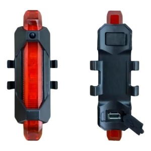Lanterna Sinalizador Traseira Para Bike Vermelha LED